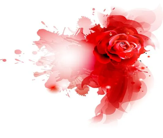 ��ɫõ�廨����Ҷ�廭PNG���ͼ