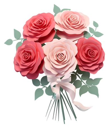 ��Ҷ�ۺ��õ�廨��PNG���ͼ