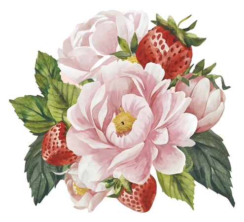 ��ɫ����Ͳ�ݮ��ͼPNG���ͼ