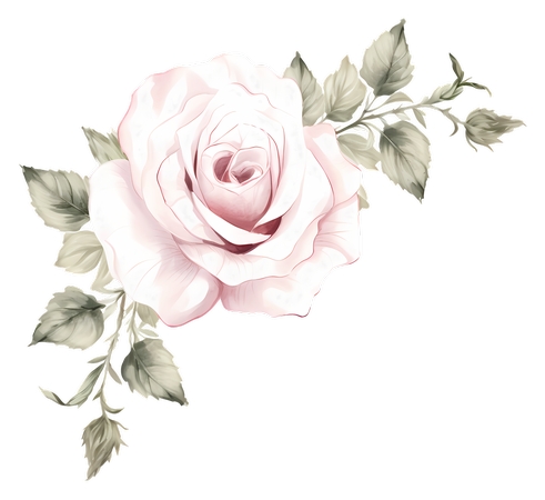 ����Ҷ����ɫõ�廨PNG���ͼ