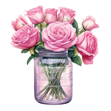 �������з�ɫõ�廨��PNG���ͼ