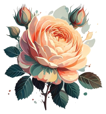 ��������ɫõ�廨�廭PNG���ͼ