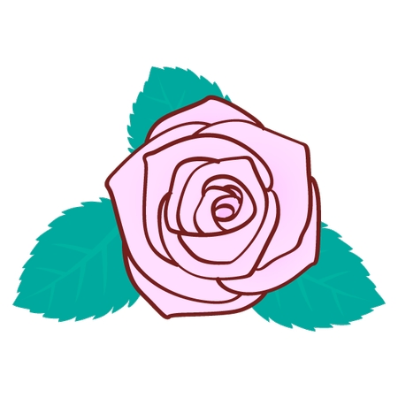 ����Ҷ������ɫõ�廨PNG���ͼ