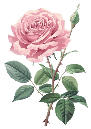 ���̾����ٷ�ɫõ�廨PNG���ͼ