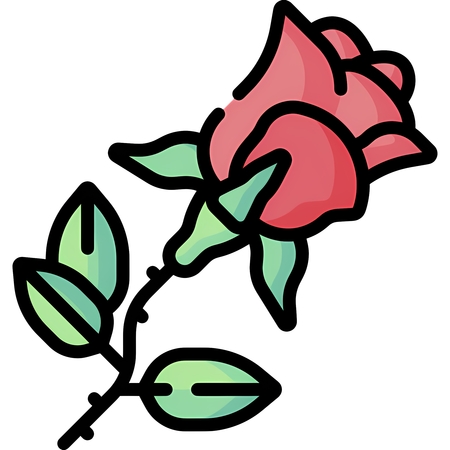 ��Ҷ�ӷ�ɫõ�廨PNG���ͼ