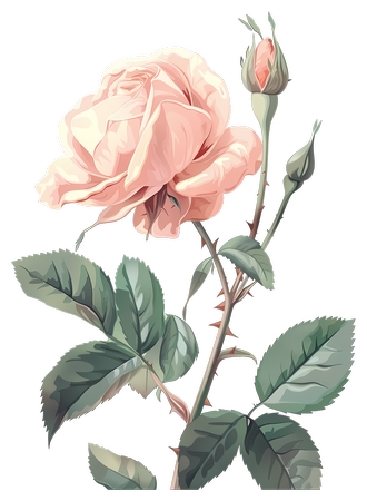 �������ŷ�ɫõ�廨PNG���ͼ