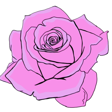 ���ϸ�ڷ�ɫõ�廨�廭PNG���ͼ