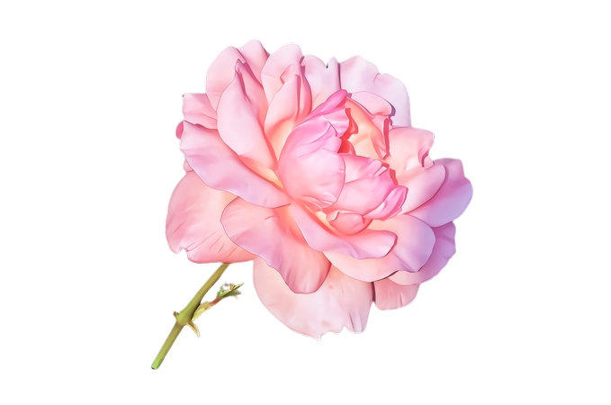 ʢ����ɫõ�廨��PNG���ͼ