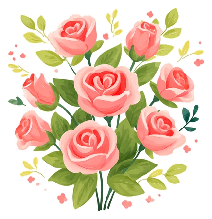 ������ɫõ�廨��PNG���ͼ