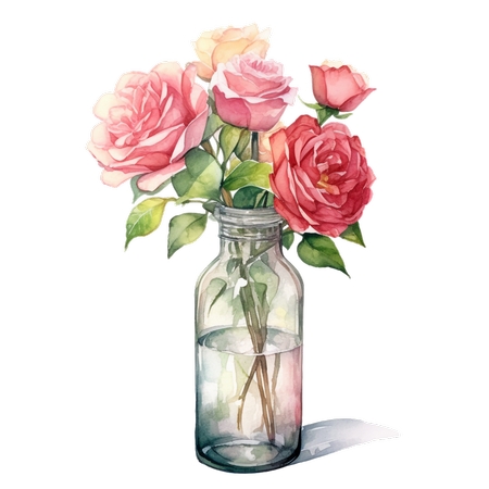 װ������õ�廨����ƿPNG���ͼ