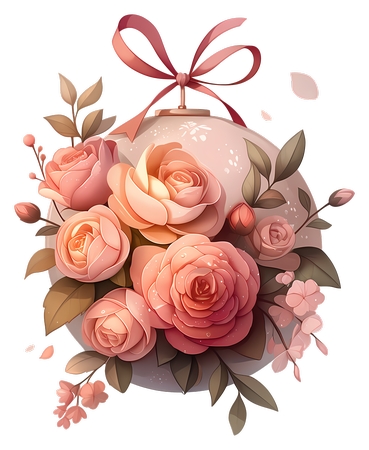 ��ɫõ�廨��PNG���ͼ