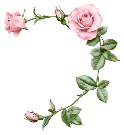 ��ɫõ�廨��װ��PNG���ͼ