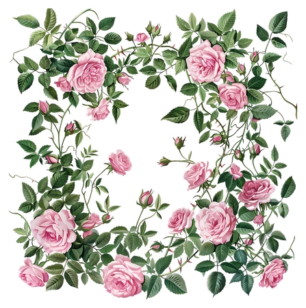 ��ɫõ�廨�ܿ�ܲ廭PNG���ͼ