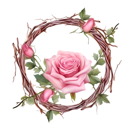 ���·�ɫõ�廨���廭PNG���ͼ