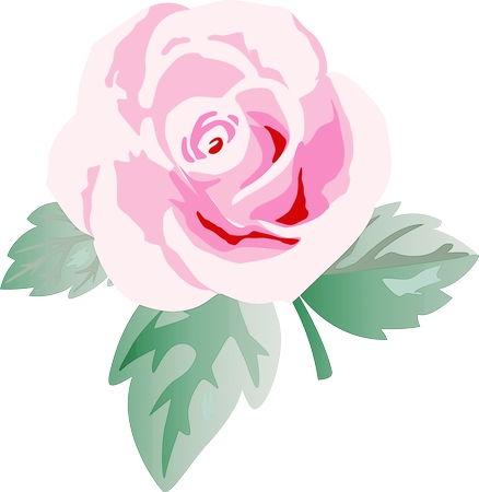 ����Ҷ��ɫõ�廨�廭PNG���ͼ