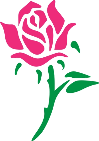 ������񻯷�ɫõ�廨�廭PNG���ͼ