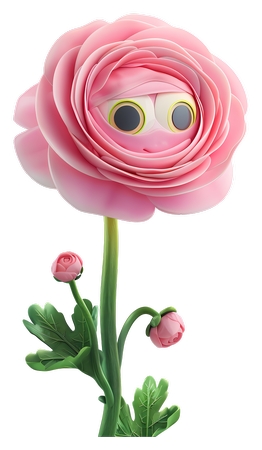 ���۾��ɰ���ͨ��ɫõ�廨��ɫPNG���ͼ