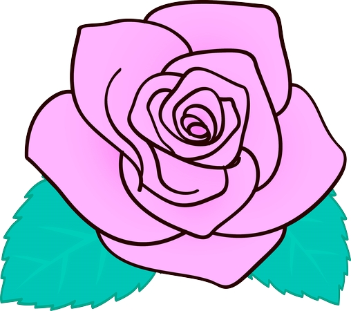 ����Ҷ��ͨ����ɫõ�廨PNG���ͼ