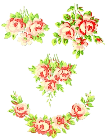 װ���÷�ɫõ�廨��ͼ��PNG���ͼ