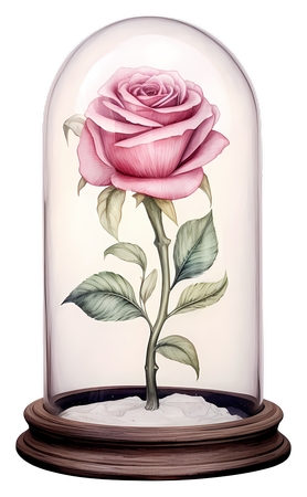 װ���ò���Բ���з�ɫõ�廨PNG���ͼ