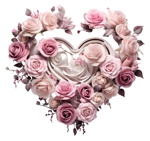 ���η�ɫõ�廨����װ��PNG���ͼ