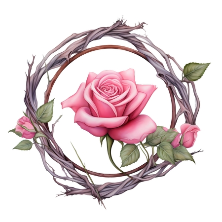 ���̻�����ɫõ�廨�廭PNG���ͼ