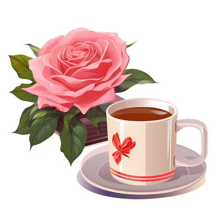 ���豭��ɫõ�廨�廭PNG���ͼ