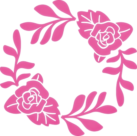 ������ɫõ�廨��ԲȦ���PNG���ͼ