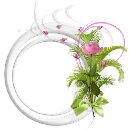 ����Ҷ������ɫõ�廨PNG���ͼ