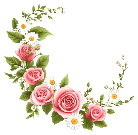 ��ɫõ�廨�ͳ��ջ������PNG���ͼ