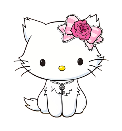 ��õ�廨������װ�ΰ׿�ͨèPNG���ͼ