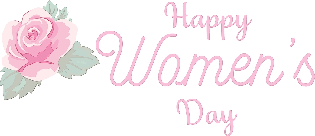 ������Ů�ڷ�ɫõ�廨�ʺ���PNG���ͼ