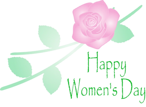 ���˸�Ů���ʺ��ɫõ�廨�廭PNG���ͼ