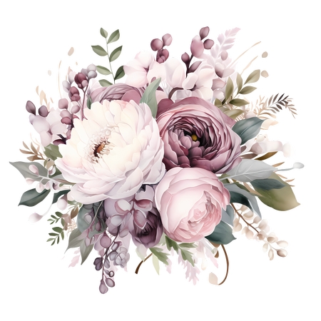 ��ͷ�ɫ�ʻ����廭PNG���ͼ