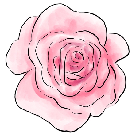 ��ɫˮ��õ�廨�廭PNG���ͼ