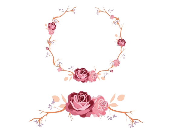 ��ɫ���ܻ�����õ�廨��PNG���ͼ