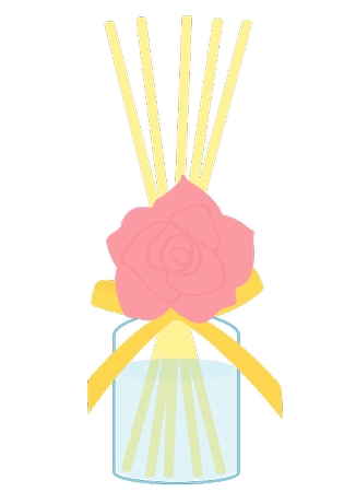 ����ɫõ�廨װ�ε�«έ��ɢ��PNG���ͼ