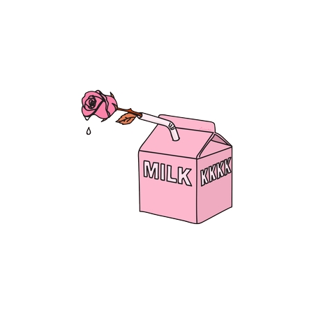 ��õ�廨�ķ�ɫţ�̺�PNG���ͼ