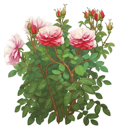 ��԰��ʢ����õ�廨��ľPNG���ͼ