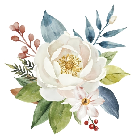 ��ɫˮ�ʻ��ղ���PNG���ͼ