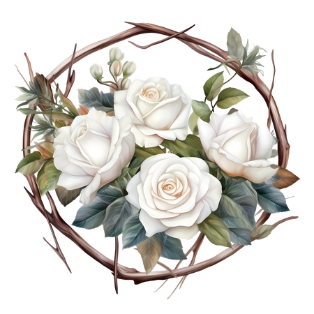 ��װ�������İ�õ�廨��PNG���ͼ