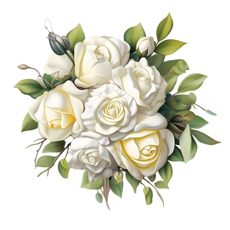 �����İ�õ�廨���廭PNG���ͼ