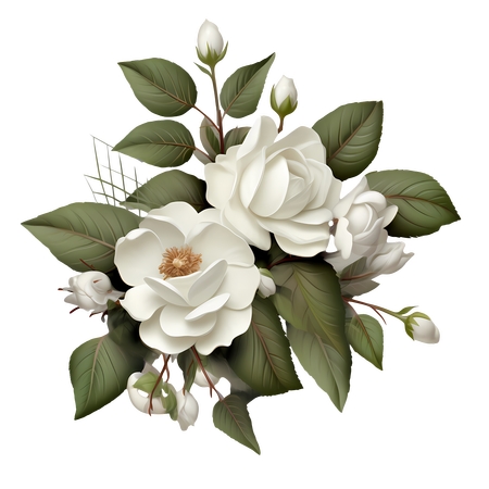 ����Ҷ�İ�õ�岼�ò廭PNG���ͼ