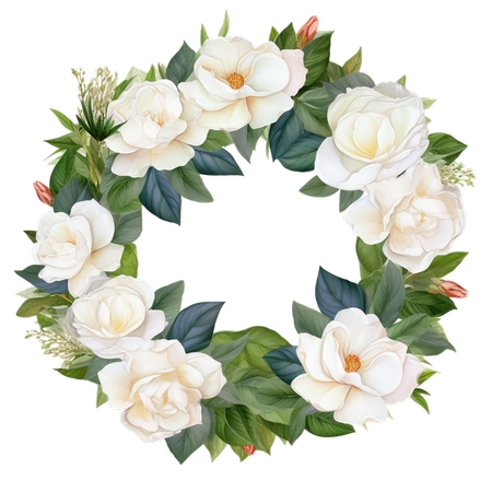 ��������Ҷ�İ�õ�廨��PNG���ͼ