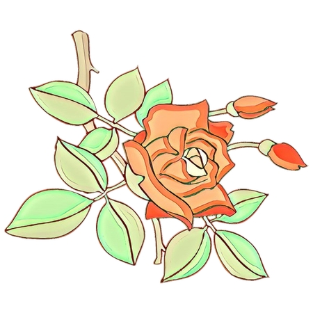 ��õ���Ҷ�Ӳ廭PNG���ͼ