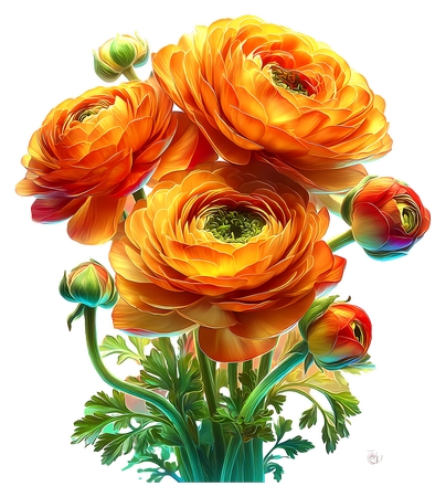 Radiant Flower ���� - ��ɫ��������PNG���ͼ
