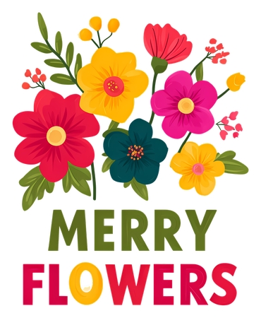 Merry Flowers - Merry Flowers ��ʻ���PNG���ͼ