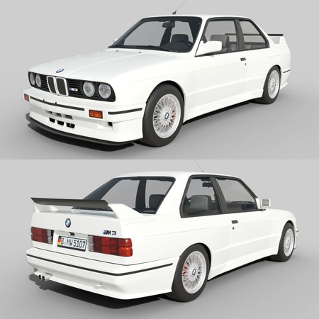 BMW M3 E30��������3Dģ��
