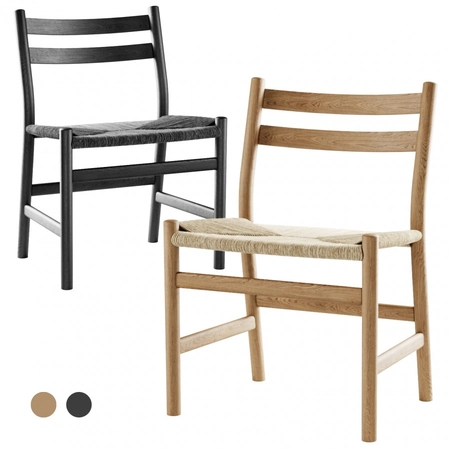 Carl Hansen ���� CH 47 ľ�Ʋ���3Dģ��