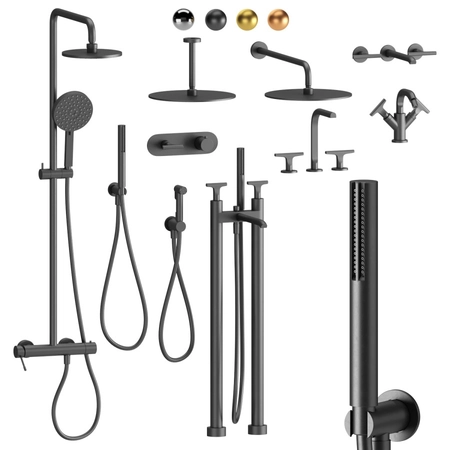 Fantini��������ˮ��ͷ����ͷ��װ3Dģ��